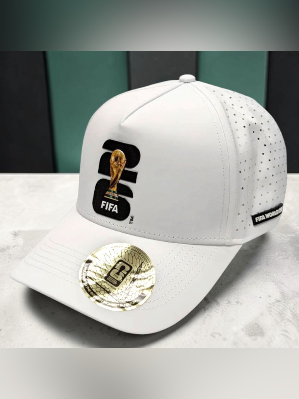 FIFA World Cup 2026 Trophy Hat - White - Official Licensed - NEW